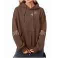 thumbnail image 2 of Heisall Womens Hoodies Halloween Print Hooded Longline Sweatshirts Long Sleeve Pocket 2025 New Arrival Autumn Winter, 2 of 3