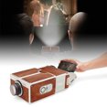 thumbnail image 1 of Gwong Electrónica Vintage Portátil Mini DIY Cartón Home Cinema Theatre Smart Phone Proyector, 1 of 6
