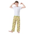 thumbnail image 3 of Wobogo Guava Pattern Long Pajama Pants Bottoms Soft Sleepwear with Pockets, 3 of 9