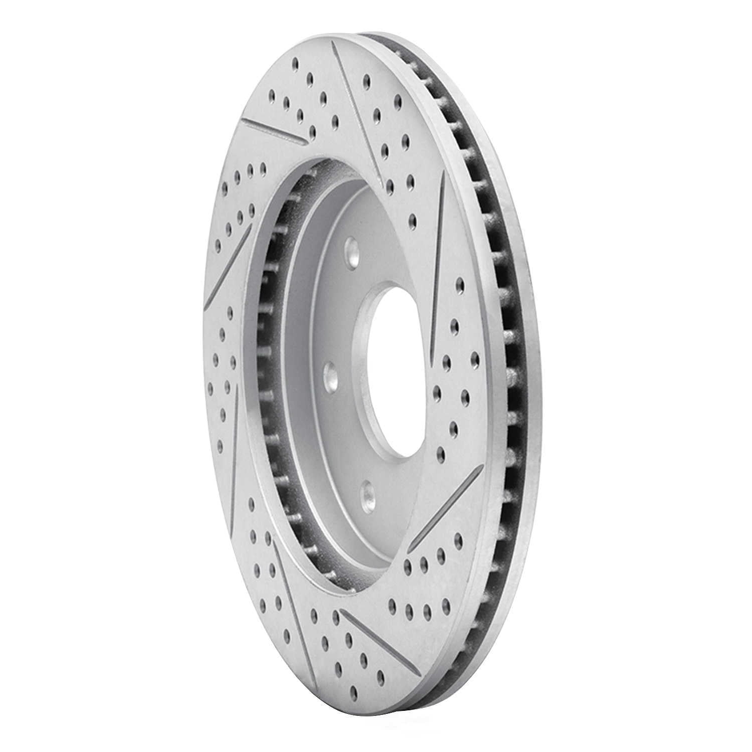 Dynamic Friction Company 830-67091L DFC Geoperformance Rotor - Drilled and Slotted