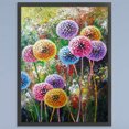thumbnail image 3 of Hilo Algodón Ecológico Bordado Tela Blanca 11CT 30x40cm Kit Serie Flores Punto Cruz Diente León Colorido, 3 of 9