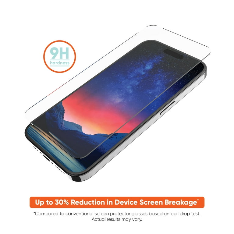 ORRO iPhone 15 Series Screen Protector Tempered Glass - 2 Pack 15/+/Pro/Max, Shop Today. Get it Tomorrow!