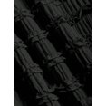 thumbnail image 5 of Black Ruched Halter Maxi Dress With Adjustable Neck Tie, 5 of 6