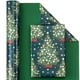 thumbnail image 3 of Rollo reversible de papel de regalo WRAPAHOLIC, 43 x 10 m, color verde, 3 of 7