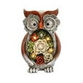 thumbnail image 5 of Seizeen Outdoor Garden Statue, Owl Figurines Animal Garden Decor for Outside w/ Solar LED Lights, 25cm Resin Patio Lawn Ornament for Balcony/Yard, Cute Housewarming Gardening Gifts for Women, 5 of 10