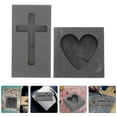 thumbnail image 2 of 2Pcs Heart Shaped Graphite Mold for Casting Gold Jewelry Making Hobbyists, 2 of 8