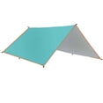 thumbnail image 1 of Soidarity Toldo parasol Toldos impermeables Toldos portátiles para acampar al aire libre Tienda de pesca Lona Refugio protector con bolsa de carpas cian 3x4м Soidarity OD023671-04, 1 of 6
