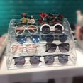 thumbnail image 6 of Sunglasses Organizer Clear Eyeglasses Display Case Eyewear Storage Tray Box For Glasses Tabletop Holder Stand (6 Layer) - 6 layer, 6 of 6