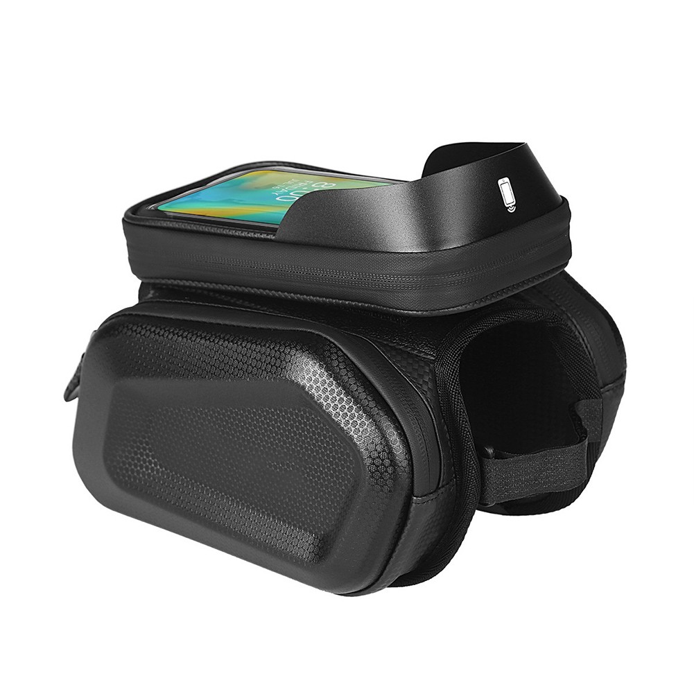 Bgsha Bike Front Top Tube Frame Phone Bag Phone Holder Case Waterproof Bicycle Bags