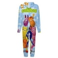 thumbnail image 5 of The Anime Backyardigans Unisex Onesie Pajamas Zipper Jumpsuit Hooded One Piece Sleepwear for Family Mens Womens, 5 of 8