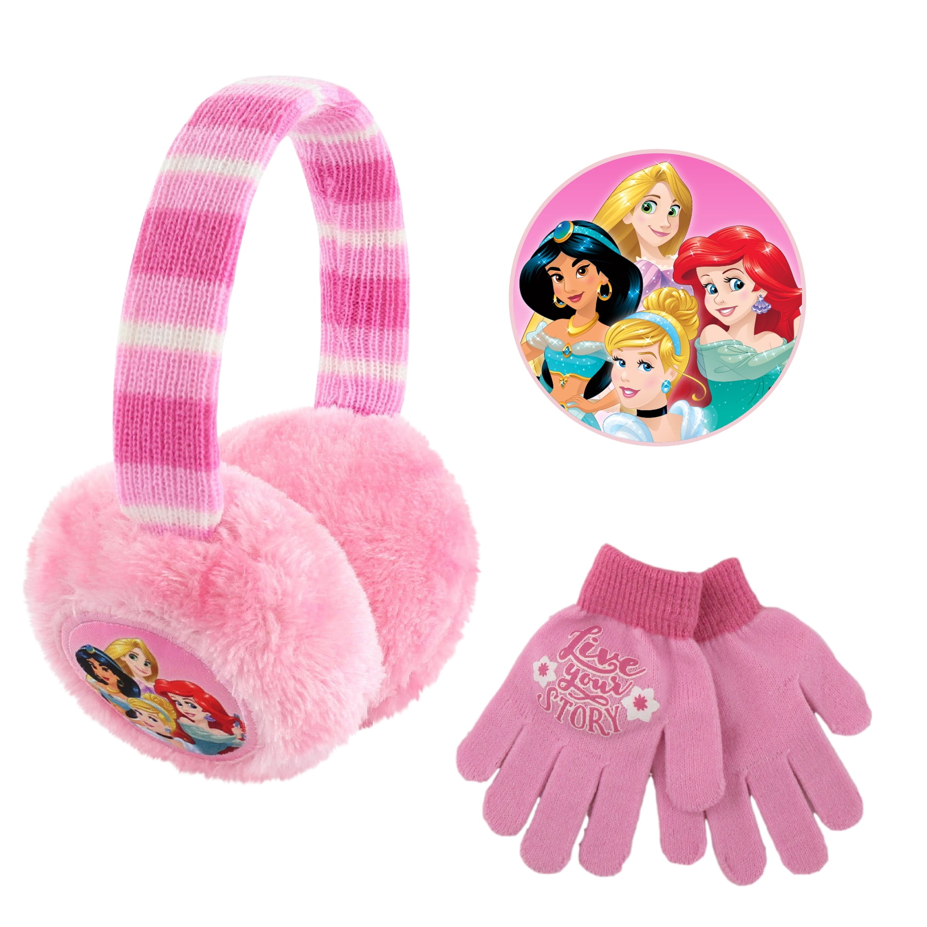 Disney Disney Princess Earmuff and Gloves Cold Weather Set, Little