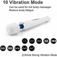 thumbnail image 3 of Portable Handheld Personal Massager, 8 Speeds & 20 Modes, Massage Wand for Women Men Muscle Back Neck Tension Relief, 3 of 5