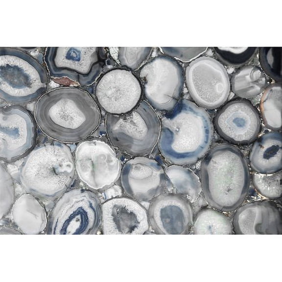 "Geode Pool" Painting Print on Wrapped Canvas