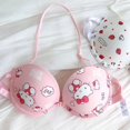 thumbnail image 1 of Sanrio-sujetador de Hello Kitty de Anime japonés Pachacco Y2K, conjunto de sujetador Sexy para niña pequeña con cuello colgante y cofre pequeño, 1 of 4