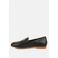 thumbnail image 4 of DARETH Horsebit Flat Heel Loafers in Black, 4 of 8