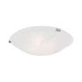 thumbnail image 6 of Livex Lighting Oasis Ceiling Mount in Brushed Nickel, 6 of 9