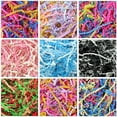 thumbnail image 2 of Feildoo Shredded Tissue Luxury Soft Paper Gift Box Hamper Packaging Filler Recyclable,1.77oz/50g, B# Fiesta Blend 4, Y11Q939S, 2 of 8