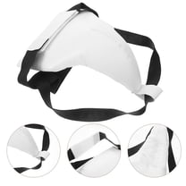 HEATSHAKING 2Pcs Crotch Guard Groin Protection for Adult Athletes in Boxing and Taekwondo