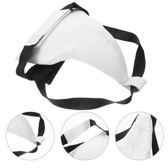 HEATSHAKING 2Pcs Crotch Guard Groin Protection for Adult Athletes in Boxing and Taekwondo