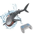 thumbnail image 2 of Juguete de tiburón con control remoto, juguete de tiburón con control remoto Batterysharktoy RC Shark Toy elaborado por expertos, 2 of 9