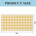 thumbnail image 6 of Plaid Yellle,Fluorescent Light Covers for Ceiling Lights 4x2 feet,2 Pack Magnetic Light Filters for Classroom,Rural Abstract Geometric Lattice Fluorescent Light Shade Panel for Office School Drop, 6 of 9