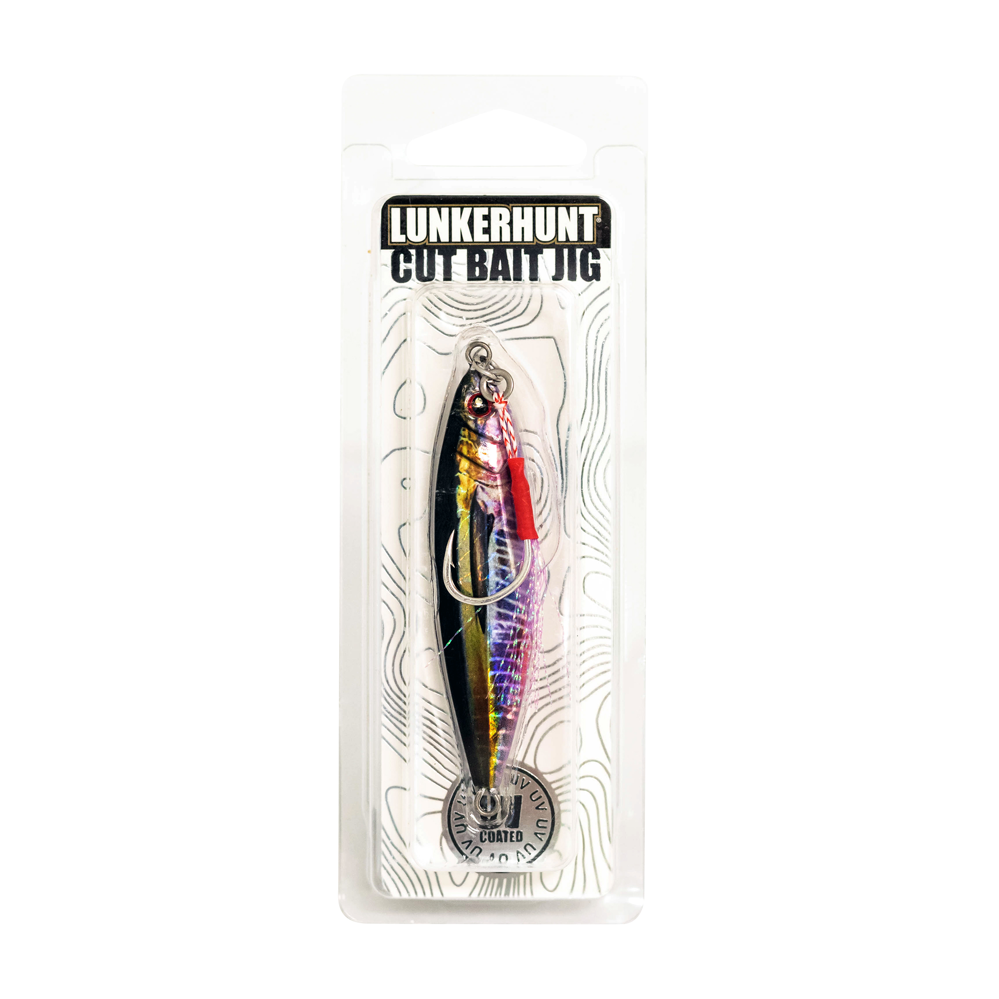 Lunkerhunt Saltwater Cut Bait Jig - Cutter, 3in, 2 1/4oz,Fishing Jigs,Fishing Lures