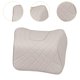 thumbnail image 3 of Almohada para reposacabezas de coche, almohada de viaje para el cuello, diseño ergonómico, almohada cervical universal para coche, almohada para el Beige, 3 of 7