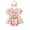 Z0310-6-Pink, variant on MIASHUI Baby Girl Romper Dresses Short Sleeve Ruffle Bodysuit Skirt Hem Outfit,Red,9-12 Months