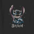 thumbnail image 2 of Toddler's Lilo & Stitch Distressed Airbrushed Stitch Portrait Graphic Tee Black 4T, 2 of 3