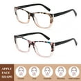 thumbnail image 3 of AQWANO Stylish Designer Reading Glasses for Women Blue Light Blocking Readers Fashion Pattern Print Anti Eye Strain Eyeglasses, 1.5, 3 of 6