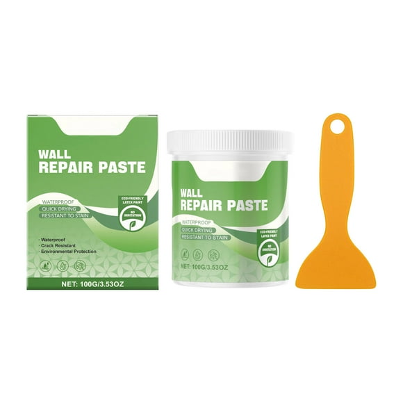 Boreal Craft Wall Plaster Household Wall Damage Scratches Cracks Nail Holes Wall Plaster Premixed Drywall Joint Hole in Wall Filler Wall Plaster Drywall Sheet Nail Drill Small Drywall Patch Concrete