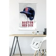 thumbnail image 5 of MLB Boston Red Sox - Drip Helmet 20 Wall Poster with Wooden Magnetic Frame, 22.375" x 34", 5 of 5