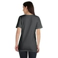 thumbnail image 3 of Inkmeso T-Shirt Basique Col Rond Femme Manches Courtes Coupe Régulière Long Tee Haut d'Entraînement, 3 of 8