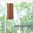thumbnail image 4 of Campanillas de viento Chakra Chimes de bambú natural, campanillas de viento para meditación, campanillas de viento, 4 of 7