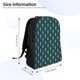 thumbnail image 4 of Disketp Green Vintage Peacock Mochila Unisex de Apertura Lateral Completa, Mochila para Laptop para Escuela, Trabajo y Viajes, 4 of 8
