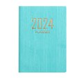thumbnail image 1 of 2024 Planner Notebook A7 Planning Notebook Calendar Double PU Leather Cover Journals Notebook Notepad For Work Supplies Stationery Cards And Envelopes Set 100, 1 of 3