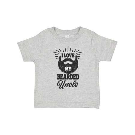 

Inktastic I Love My Bearded Uncle Gift Toddler Boy or Toddler Girl T-Shirt