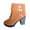 Brown, variant on Fall Boots for Women 2025 TKYCMSUAKI Women's Chunky Heel Ankle Booties Pointed Toe Side Zipper Booties Classic Stacked Heel Short Boots Fashion Heeled Booties Shoes
