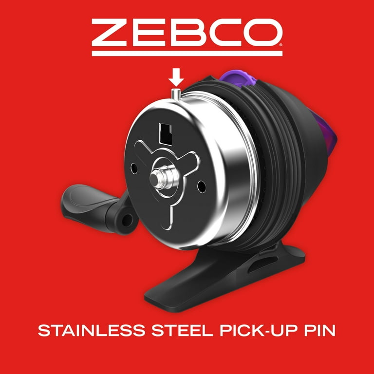 Zebco Dock Demon Spincast Reel and Fishing Rod Combo, 30 Zebco Dock Demon Spincast Reel and Fishing Rod Combo, 30