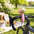 thumbnail image 4 of Small Flower Vase for Handlebar Bicycles Scooter Motorcycle, Small Silicone Bud Holder with Narrow Opening and Flexible Strap Accent, 4 of 9