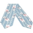 thumbnail image 2 of SKYSONIC Table Runner Cute Polar Bear and White Dots Washable Table Cloth Runner for Holiday Home Wedding Table Top Decoration 13x90 Inches, 2 of 5