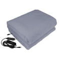 thumbnail image 1 of Car Heated Blanket Warm 12V Artificial Fleece Temperature Control Heating Blanket for Winter Camping Outdoor, 1 of 8