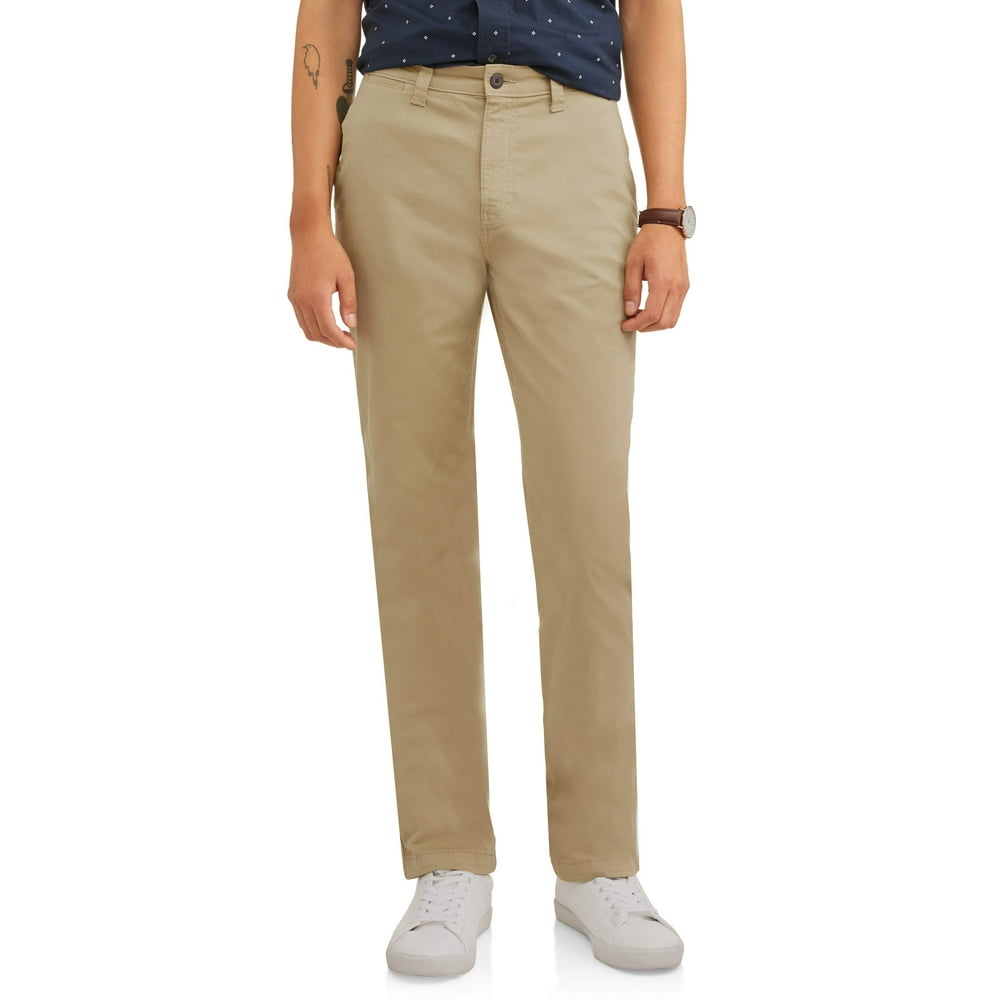Men's Slim Straight Chino Pants