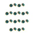 thumbnail image 2 of Jumpingount Pendientes de tuerca elegantes, regalos de joyería, accesorios de decoración de moda, pendientes pequeños de tuerca brillantes con estilo para Tipo 14 10piezas Jumpingount CBP376911, 2 of 4