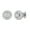Silver, variant on 1/2 Carat Total Weight Lab-Grown Diamond Stud Earrings for Women | 925 Sterling Silver | Round Halo Shaped | Hypoallergenic Fine Jewelry | Prong Setting, Push Back Nut | SI1 Clarity, F Color