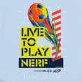 thumbnail image 2 of CafePress - Live To Play Nerf Soccer Body Suit - Baby Light Bodysuit, Size Newborn - 24 Months, 2 of 4