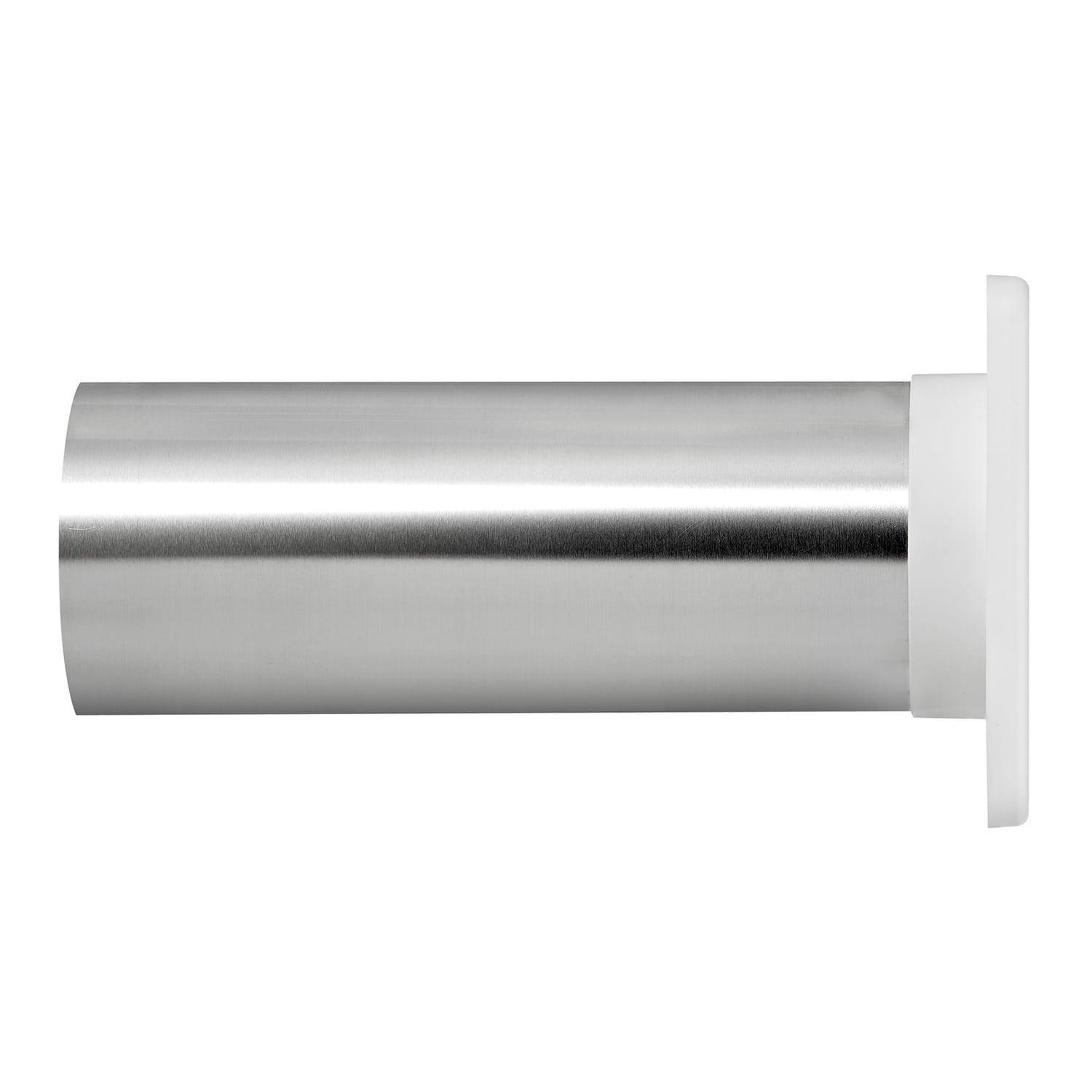 Lambro 4-In. Plastic Wall Exhaust Dryer Vent with Single Flap and 11-in. Pipe, White, 1422WTP-R 1422WTP-R