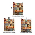 thumbnail image 5 of Soft Flannel Blanket with Colorful Rooster Plaids Print Velvets Fleece Throw Blanket For Couch Bed Travel Farm Quilt, 5 of 9