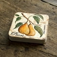 thumbnail image 3 of Pears Wooden Cork Coasters Gift Set of 4 by Nature Wonders | Nature Wildlife Decor - 8198631C-S4, 3 of 6