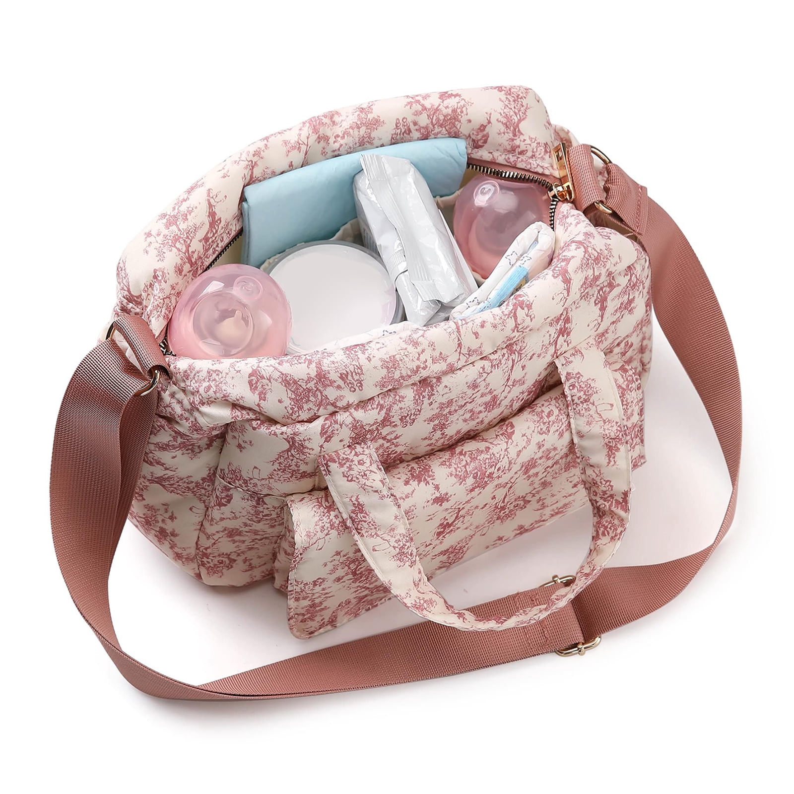 Travel Baby Diaper Bag Multifunction Polyester Diaper Tote Large Capacity Organizer For Mom Travel Daily Gift (style1)
